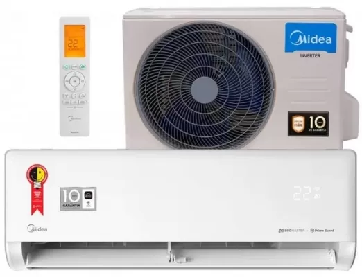 Ar Condicionado Split Inverter Hi Wall Midea IA Ecomaster 9000 BTUs Frio 42EZVCA09M5