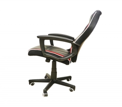 Imagem 584 Cadeira Gamer com Base Revestida e Inclinação, Preta/Vermelha HC-2594  Vermelho