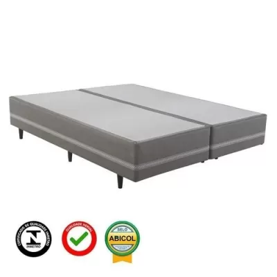 Imagem 11564 Cama Box Queen Herval Confort Master, Molas Ensacadas, 75 x 158 x 198 cm