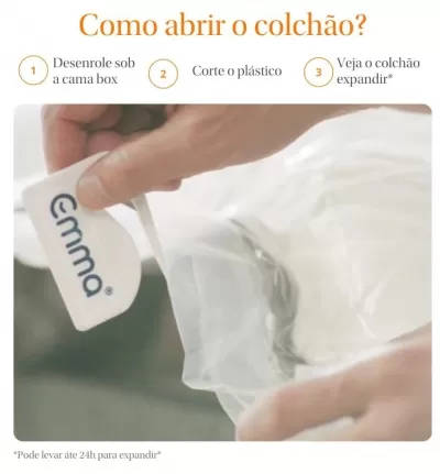 Imagem 36842 Colchão Casal Emma One - Firme e Ortopédico com máxima durabilidade