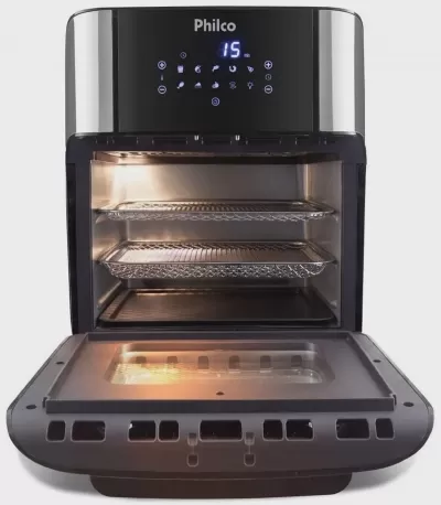 Imagem 36837 Fritadeira Air Fry Philco Oven PFR2200P 12L Preta