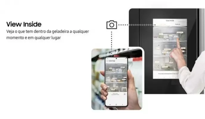 Imagem 40486 Geladeira LG SxS InstaView 647L Black Inox