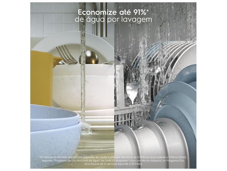 Imagem 47751 Lava-louças Electrolux 14 Serviços com Função Higienizar LS14E Prata