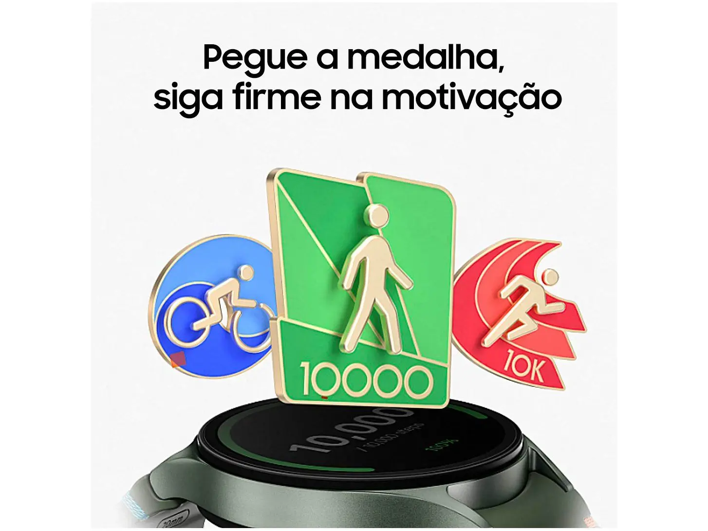 Imagem 50769 Smartwatch Samsung Galaxy Watch7 Prata 32GB Bluetooth